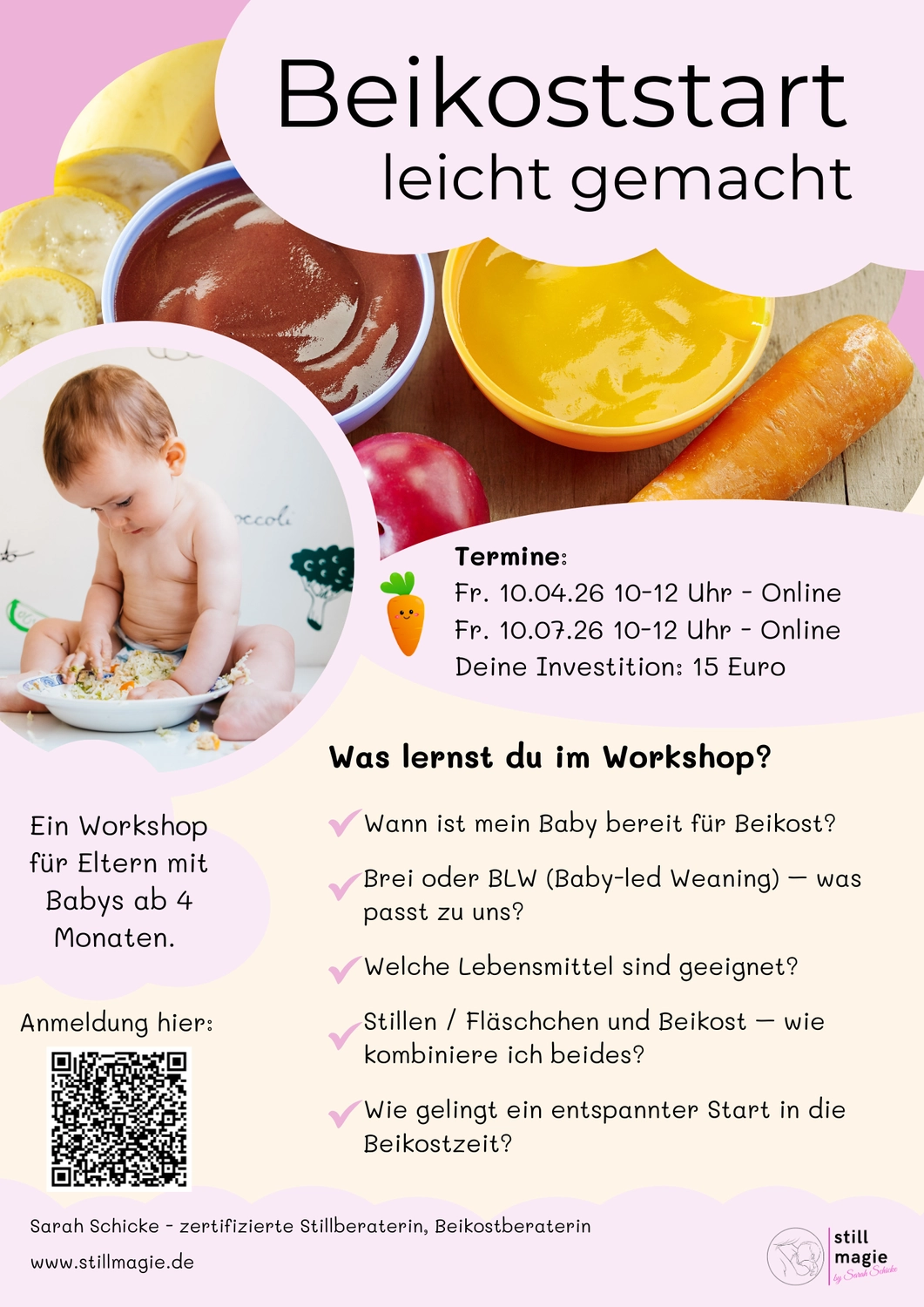 Stillberatung I Stillberaterin Benningen, Ludwigsburg und Online I Einschätzung Zungenband I Beikostberatung für Familien